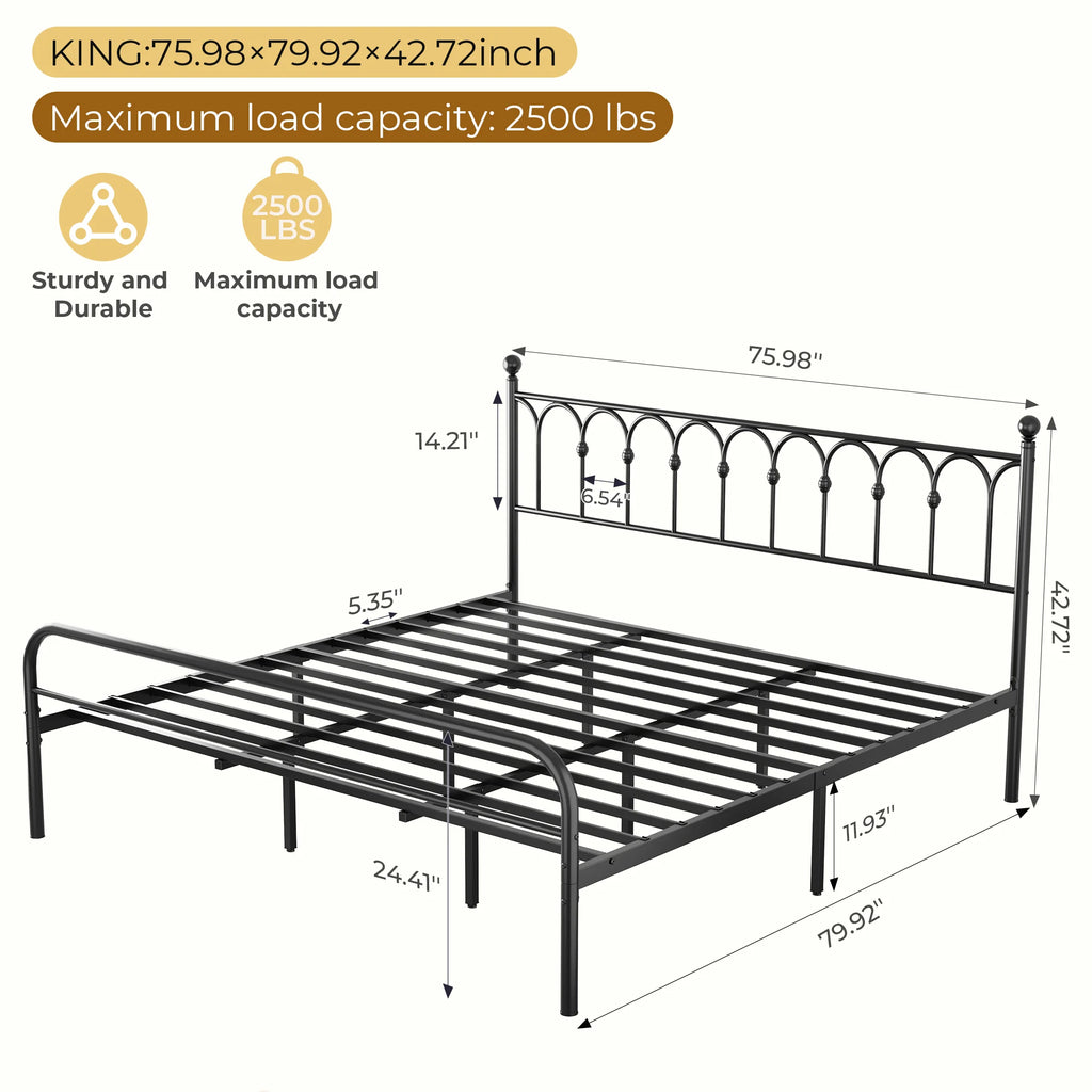 Norwood Metal Platform Bed