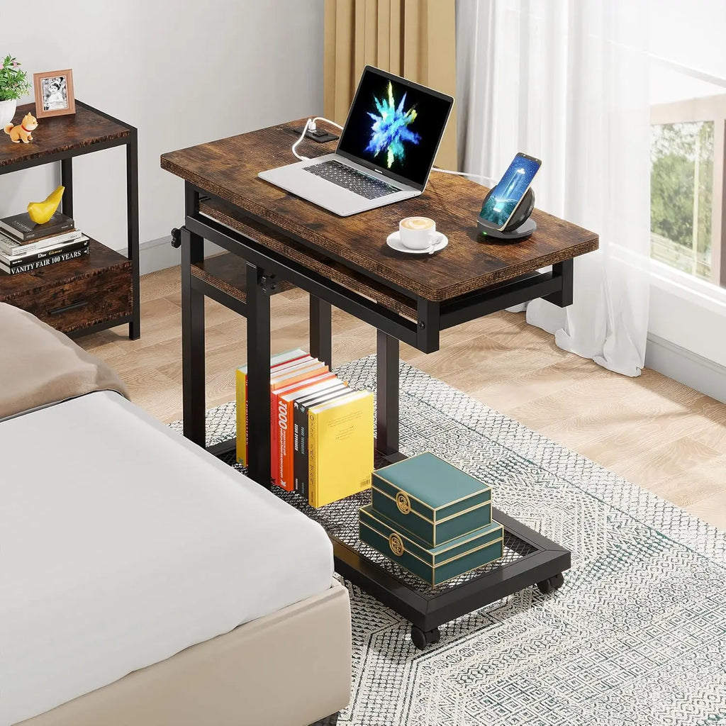 Bennett Adjustable Rolling Laptop Desk