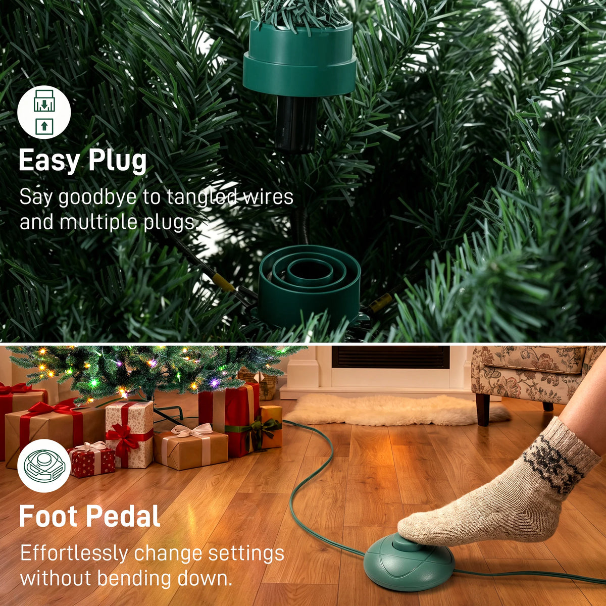 Coloradoglow Dual-Color Christmas Tree