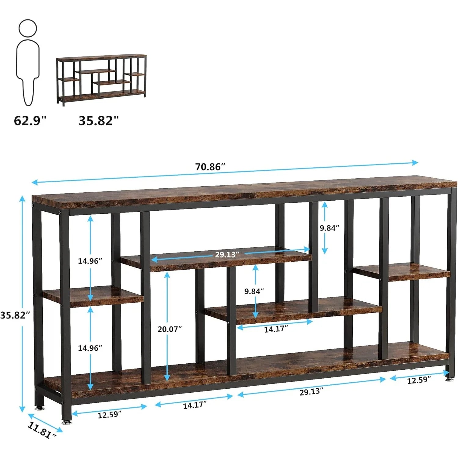 Bristol Industrial Console Table