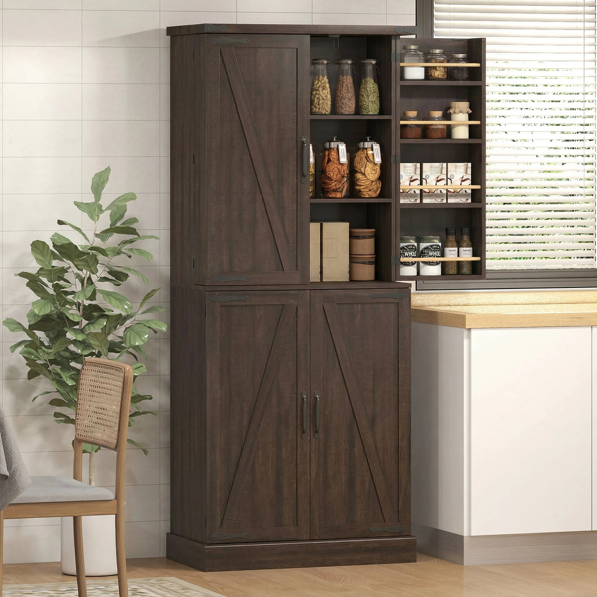 Glimmersong Kitchen Pantry Cabinet