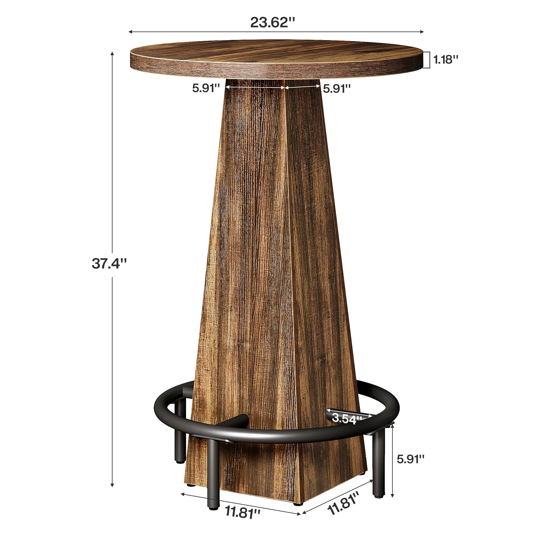 Kazi Pyramid Bar Table