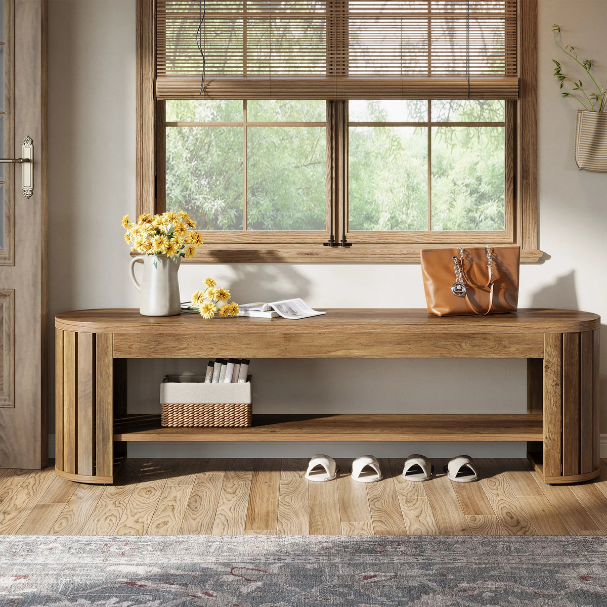 Clovernote Shoe Storage Bench
