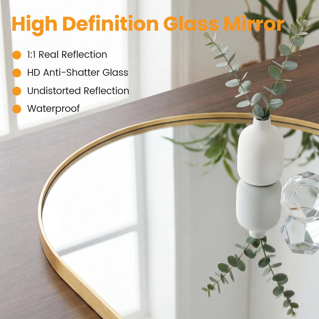 Mirthbloom Arched Wall Mirror
