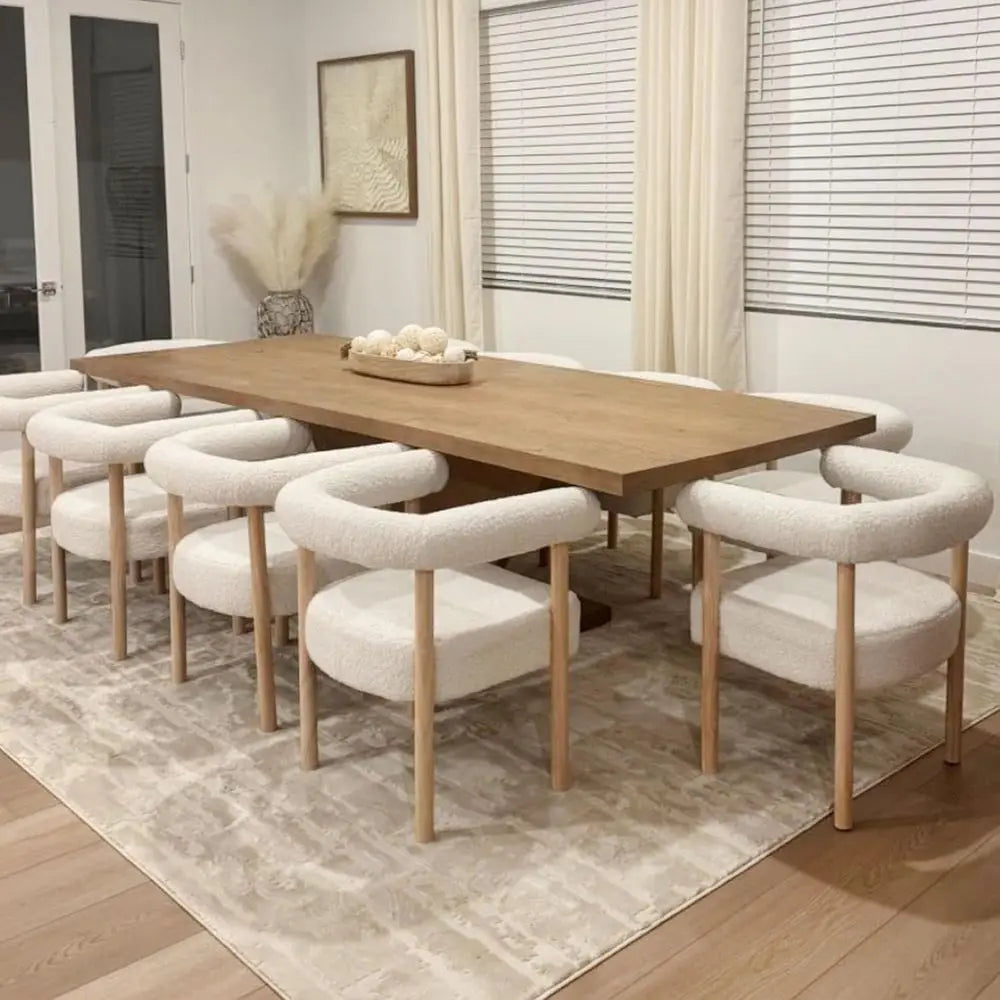 Arlo Upholstered Barrel Dining Chairs, Set of 4