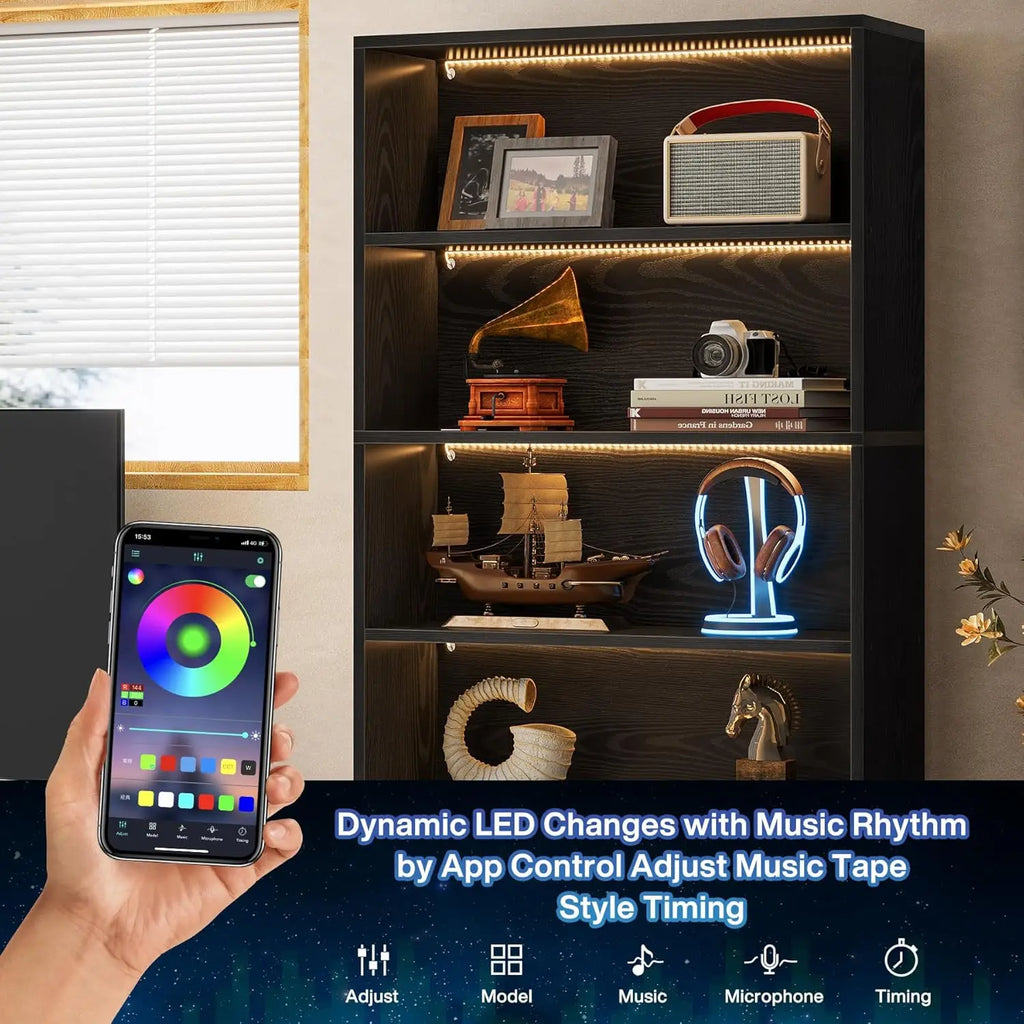 Bloomnote LED Bookcase