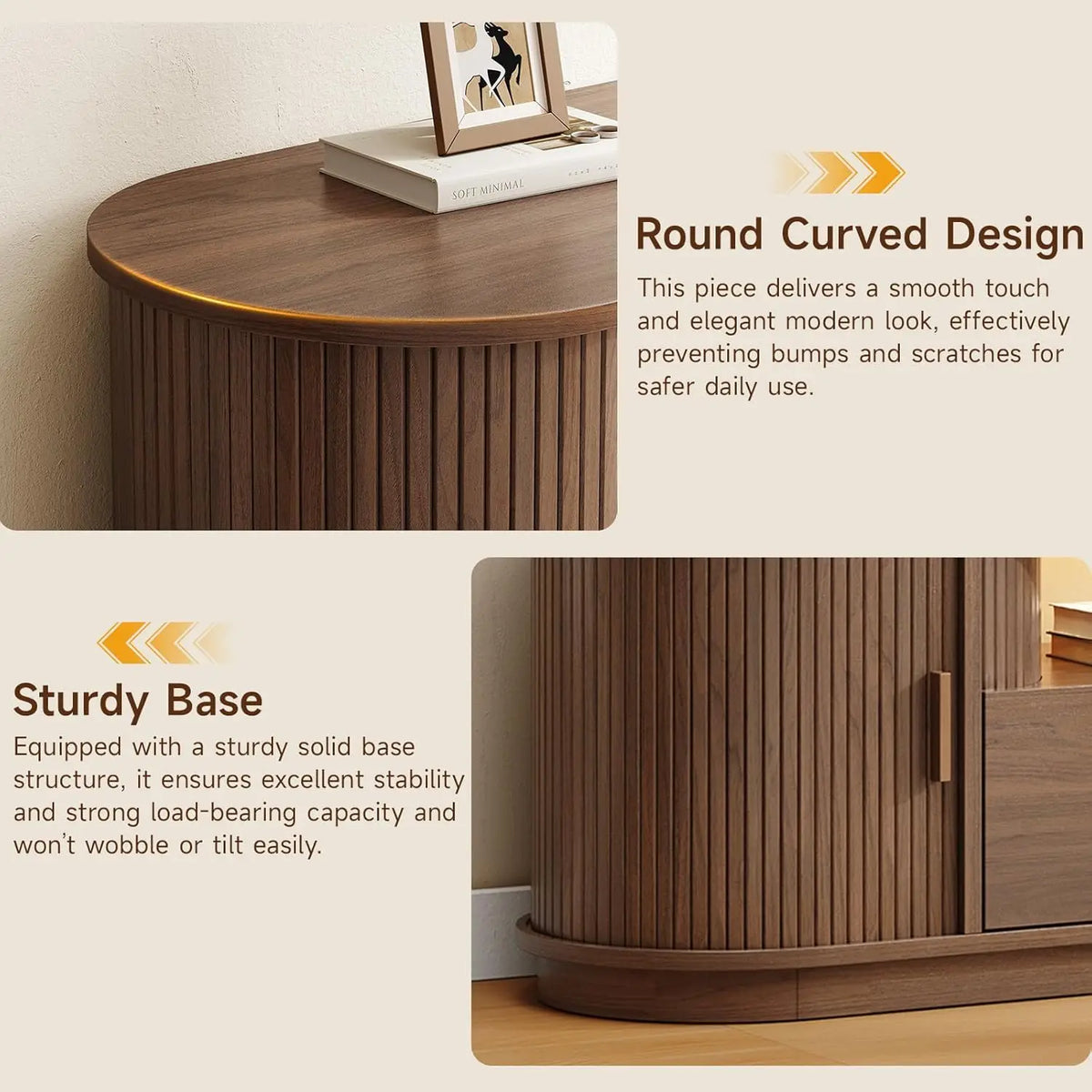 Verseray TV Stand with LED Lighting