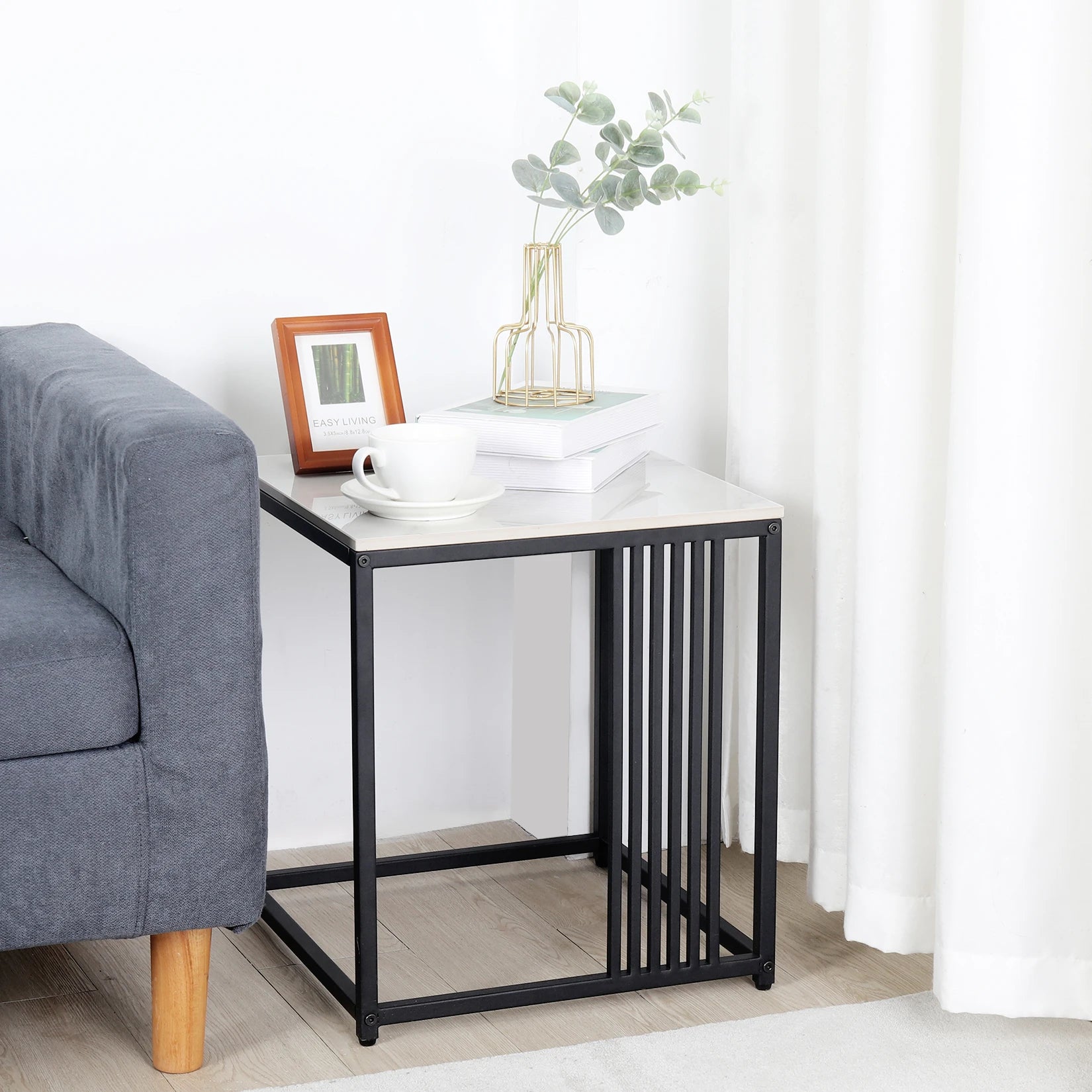 Pemberton Sintered Stone End Table