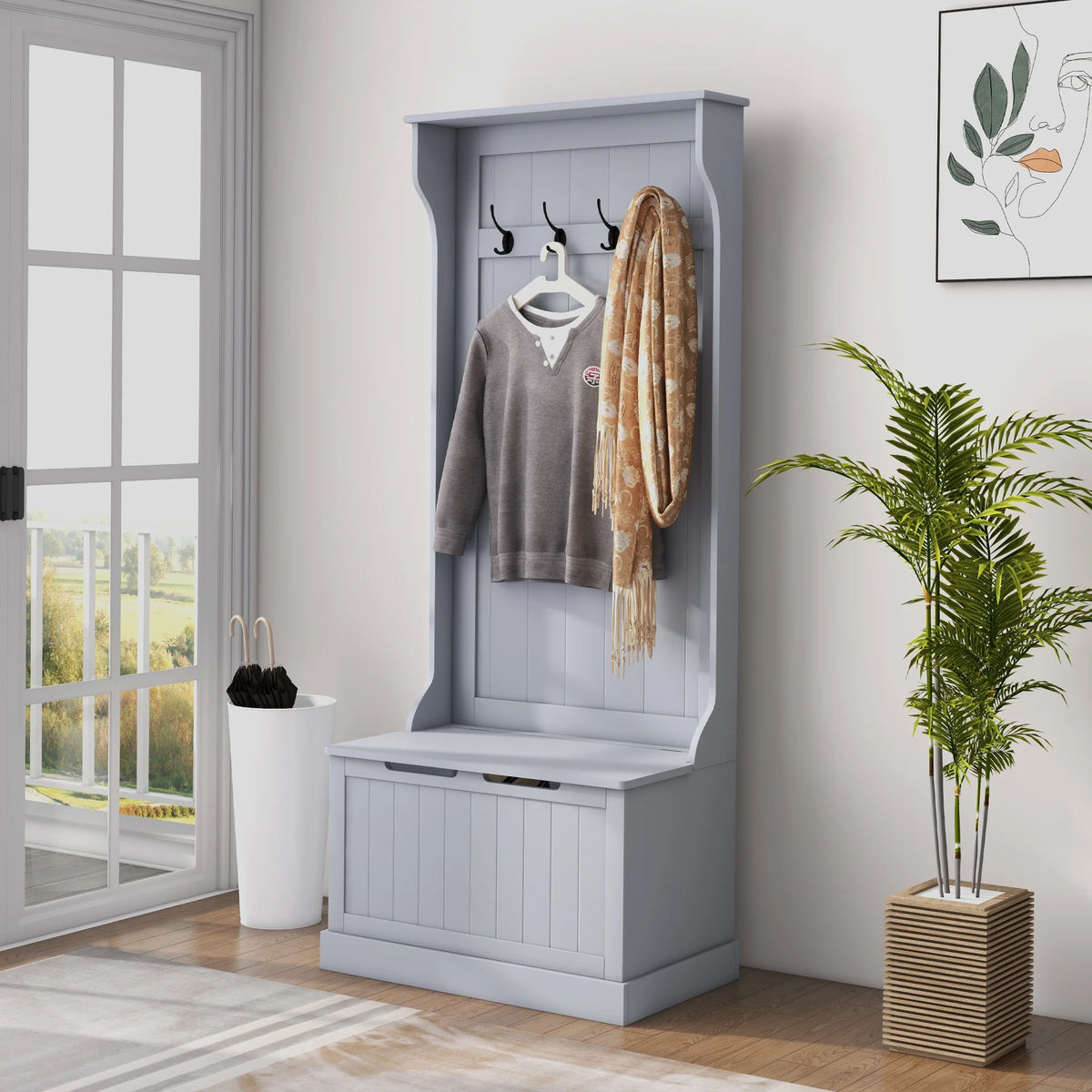 Havenrest Hall Tree with Storage Bench