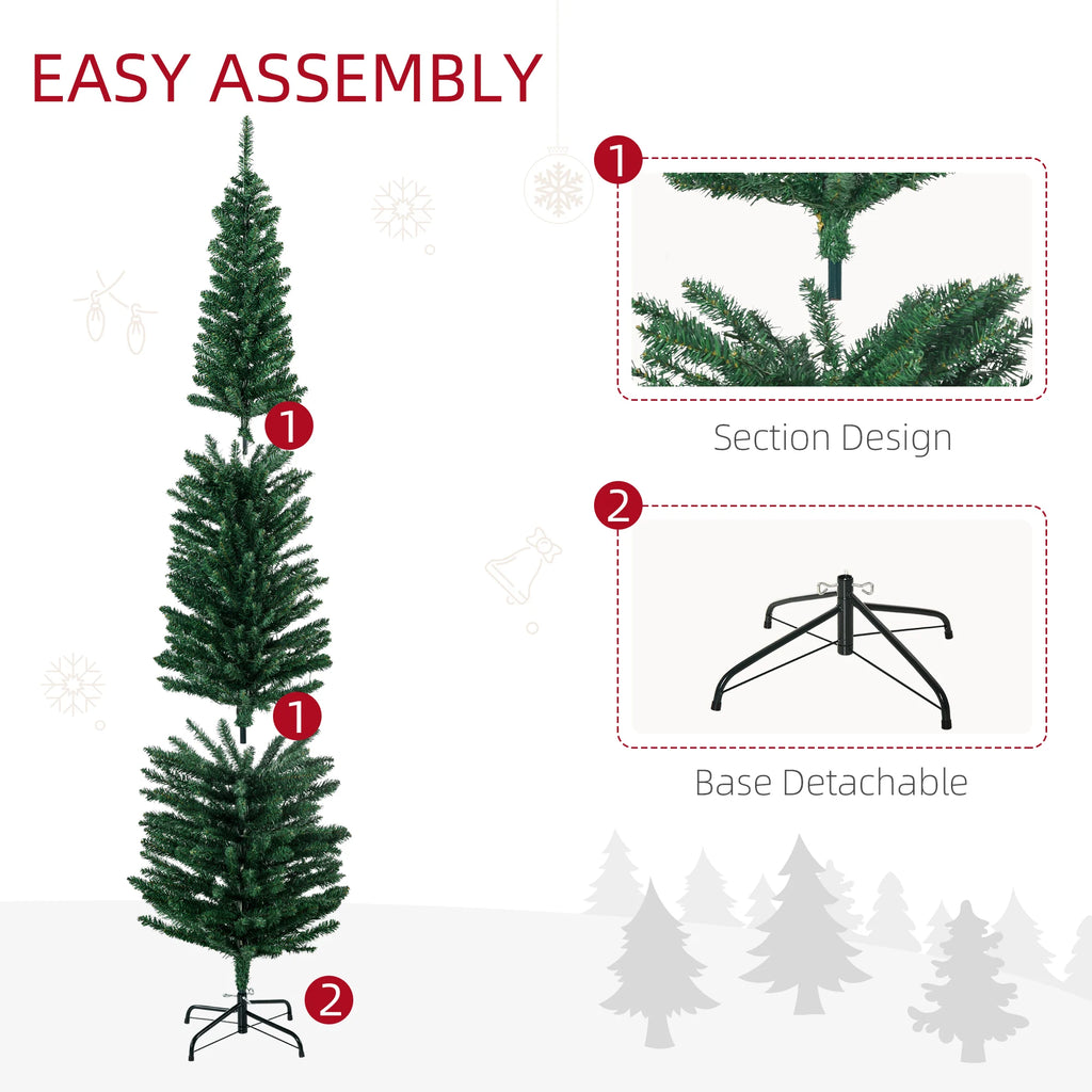 Prismpine Pre-Lit Pencil Christmas Tree
