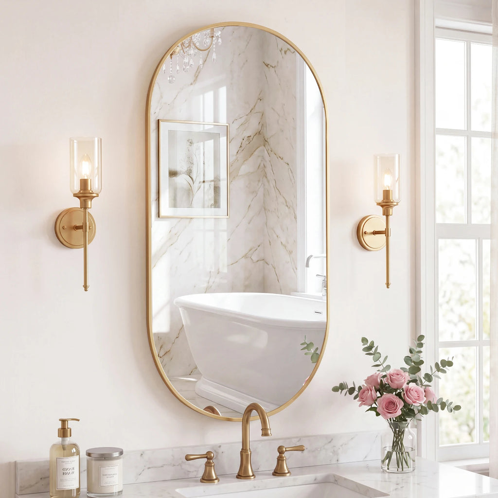 Reedveil Oval Wall Mirror