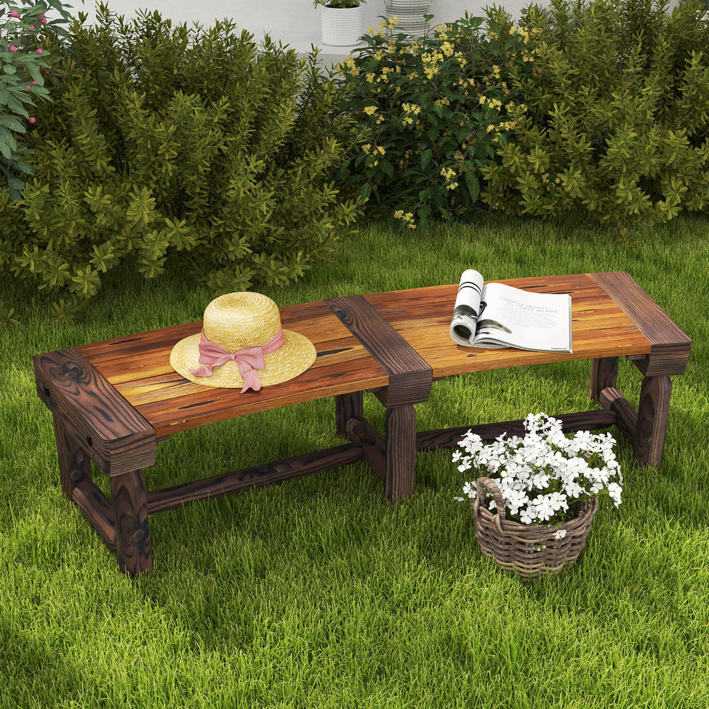 Linthorpe Curved Fir Garden Bench