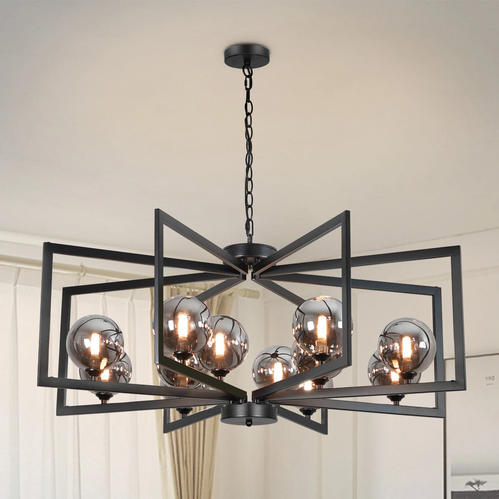 Celestine 12-Light Bubble Glass Chandelier