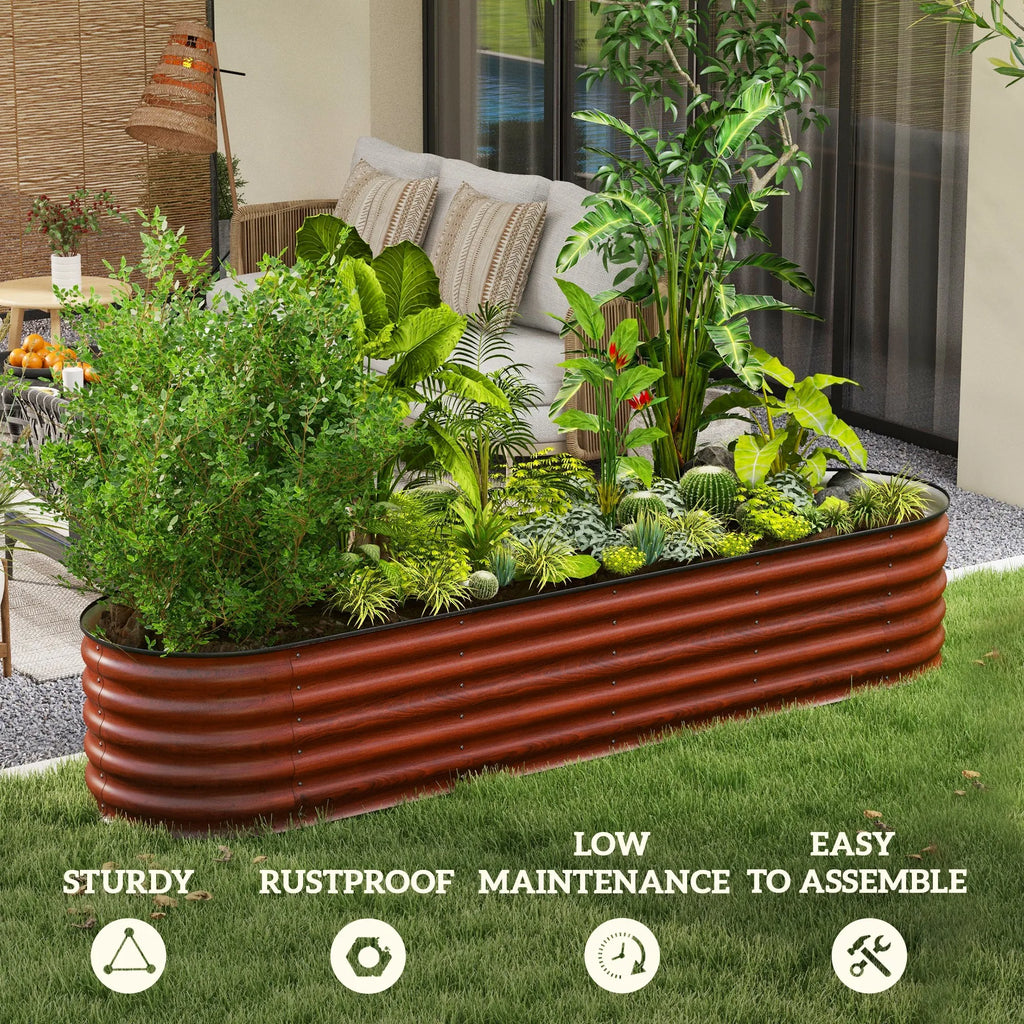 Meadowforge Galvanized Raised Garden Bed
