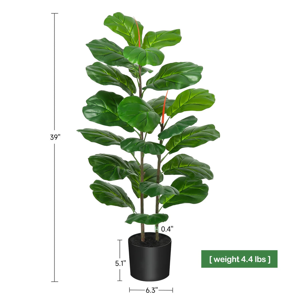 Dovehalo Artificial Fiddle Leaf Fig Tree