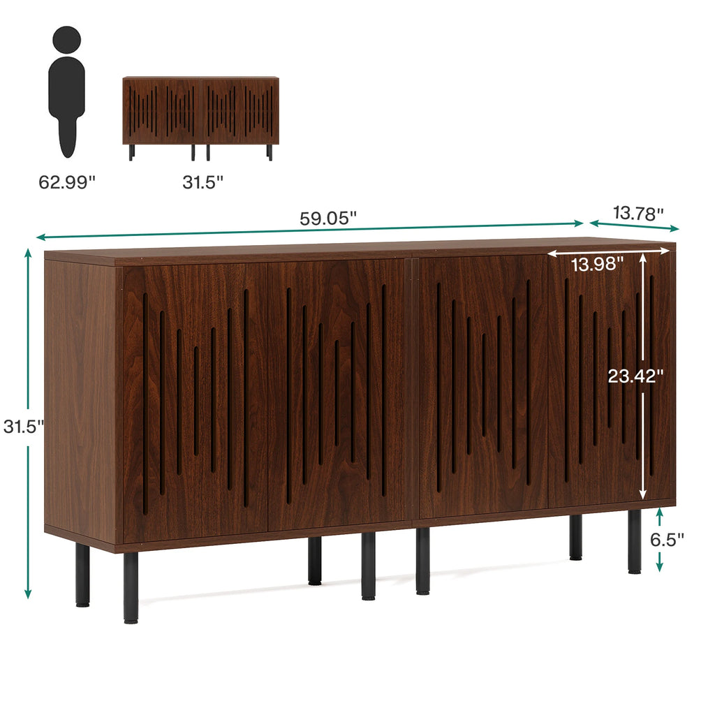 Imara Carved Sideboard Cabinet