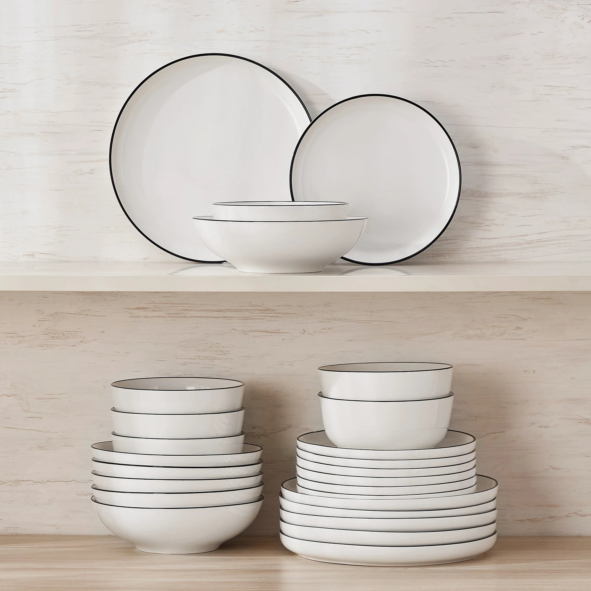 MALACASA Dinnerware