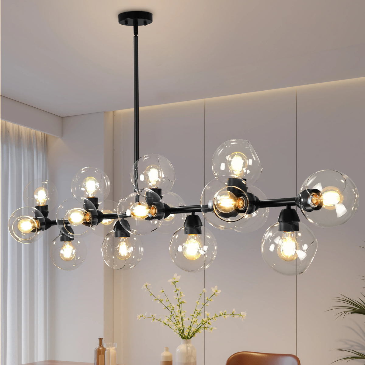 Caldenwick Bubble Glass Chandelier