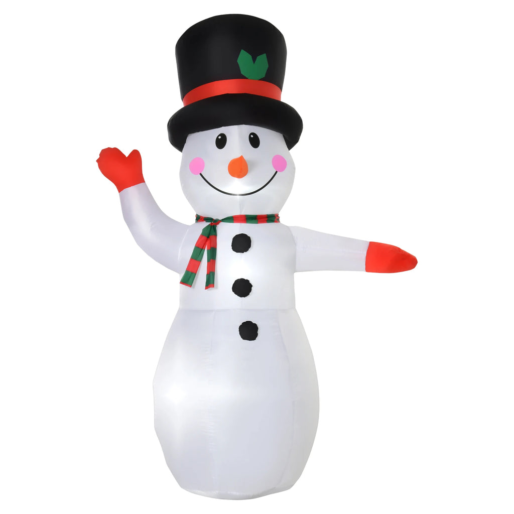 Northglow LED Snowman Inflatable – 8 ft