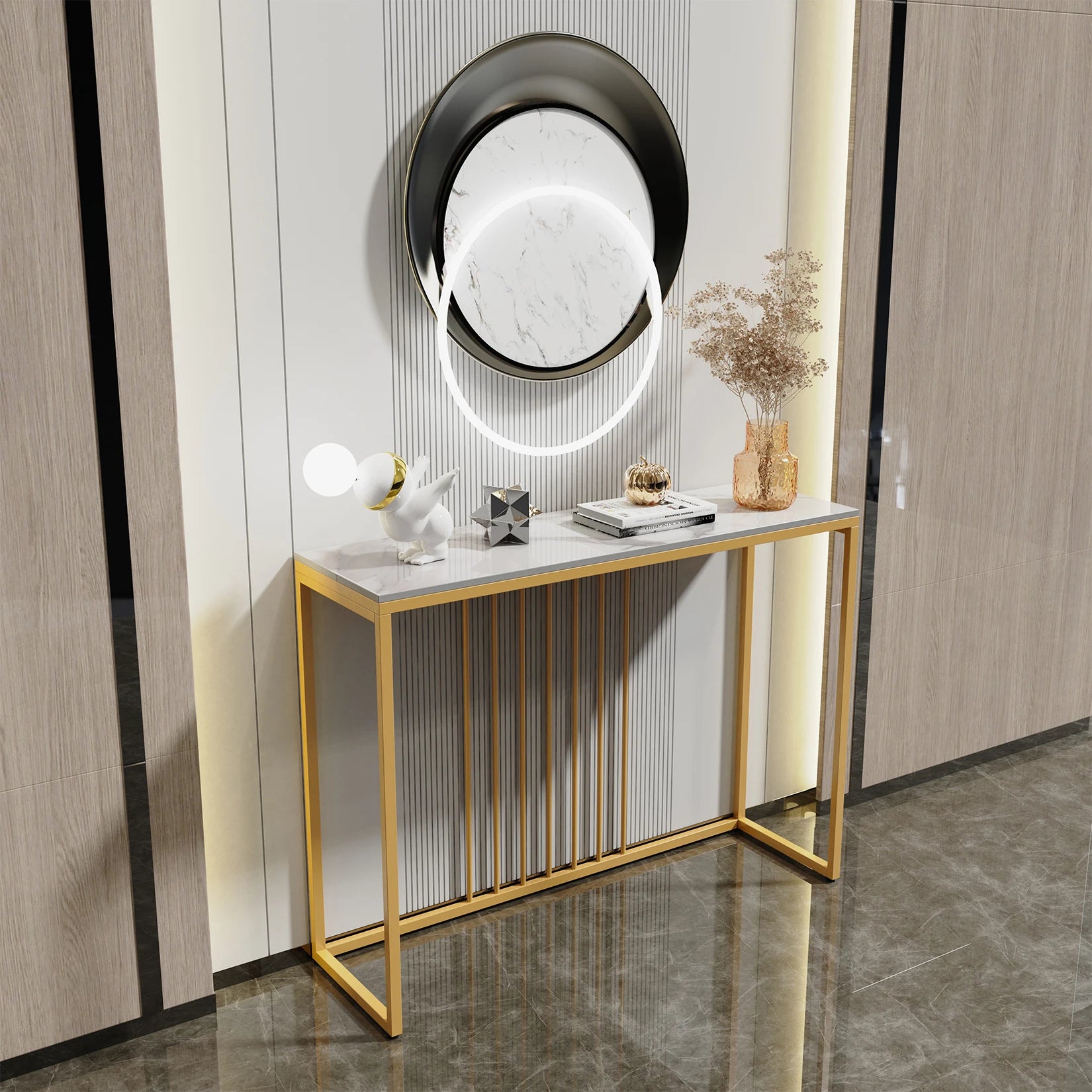 Marleen Sintered Stone Console Table