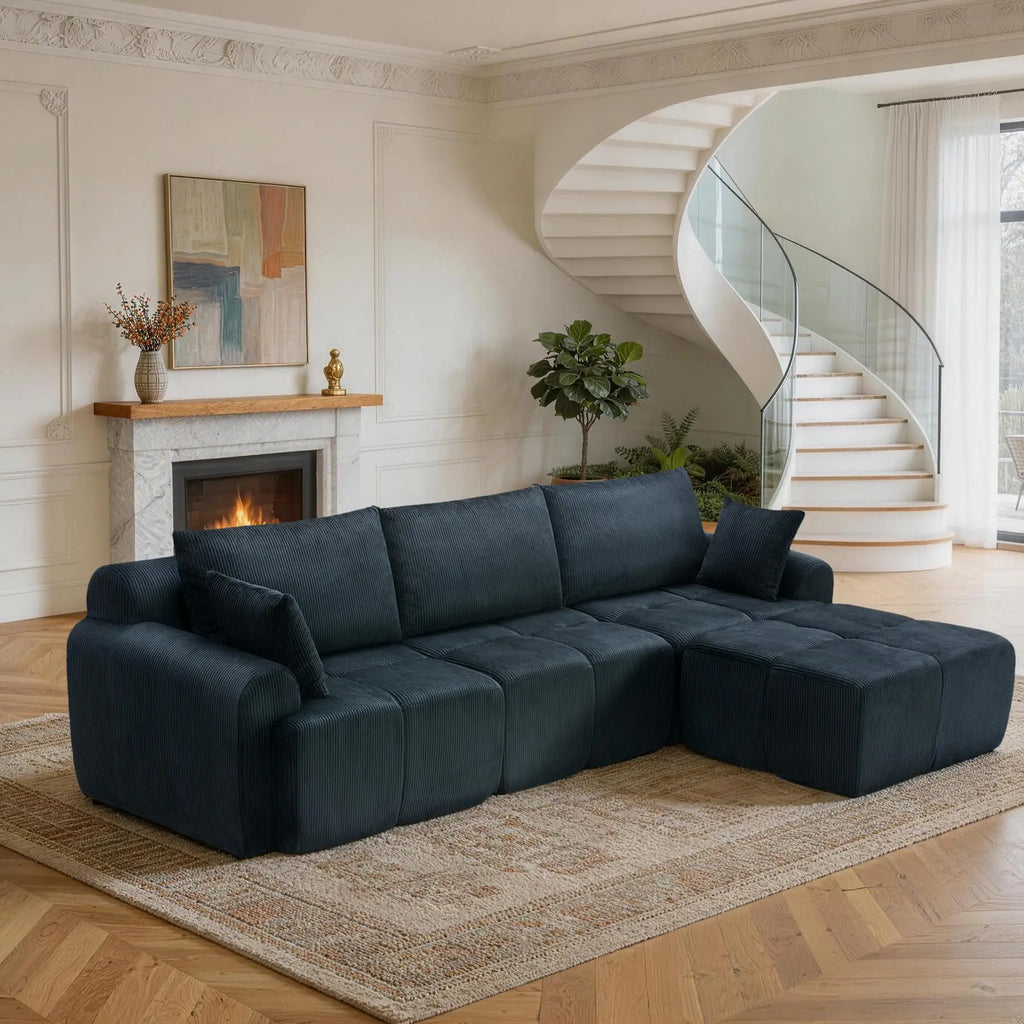 Bramley Modular Corduroy Sectional Sofa*