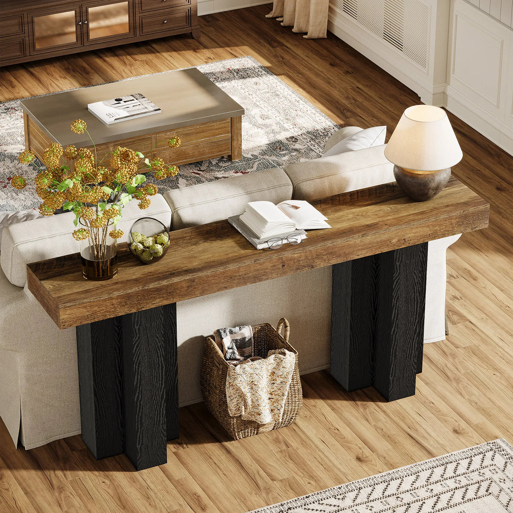 Kavari Two-Tone Console Table