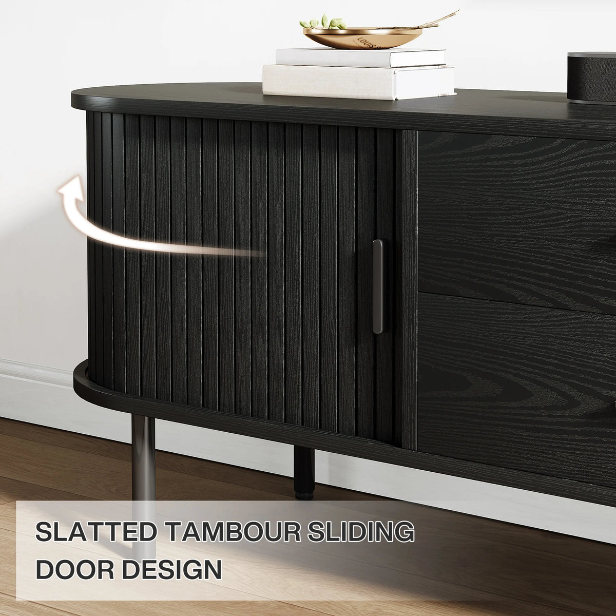 Glimmerloom Fluted TV Stand