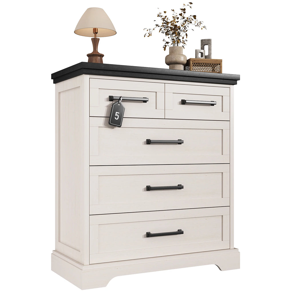 Ivorycrest Five-Drawer Dresser