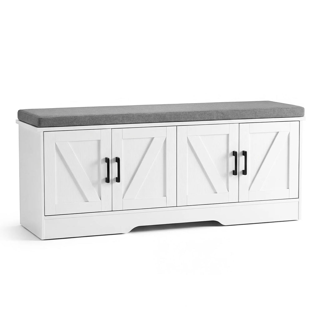 Elwood Cushioned Shoe Storage Bench