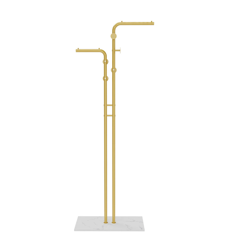 Rivelle Gold Floor Coat Rack