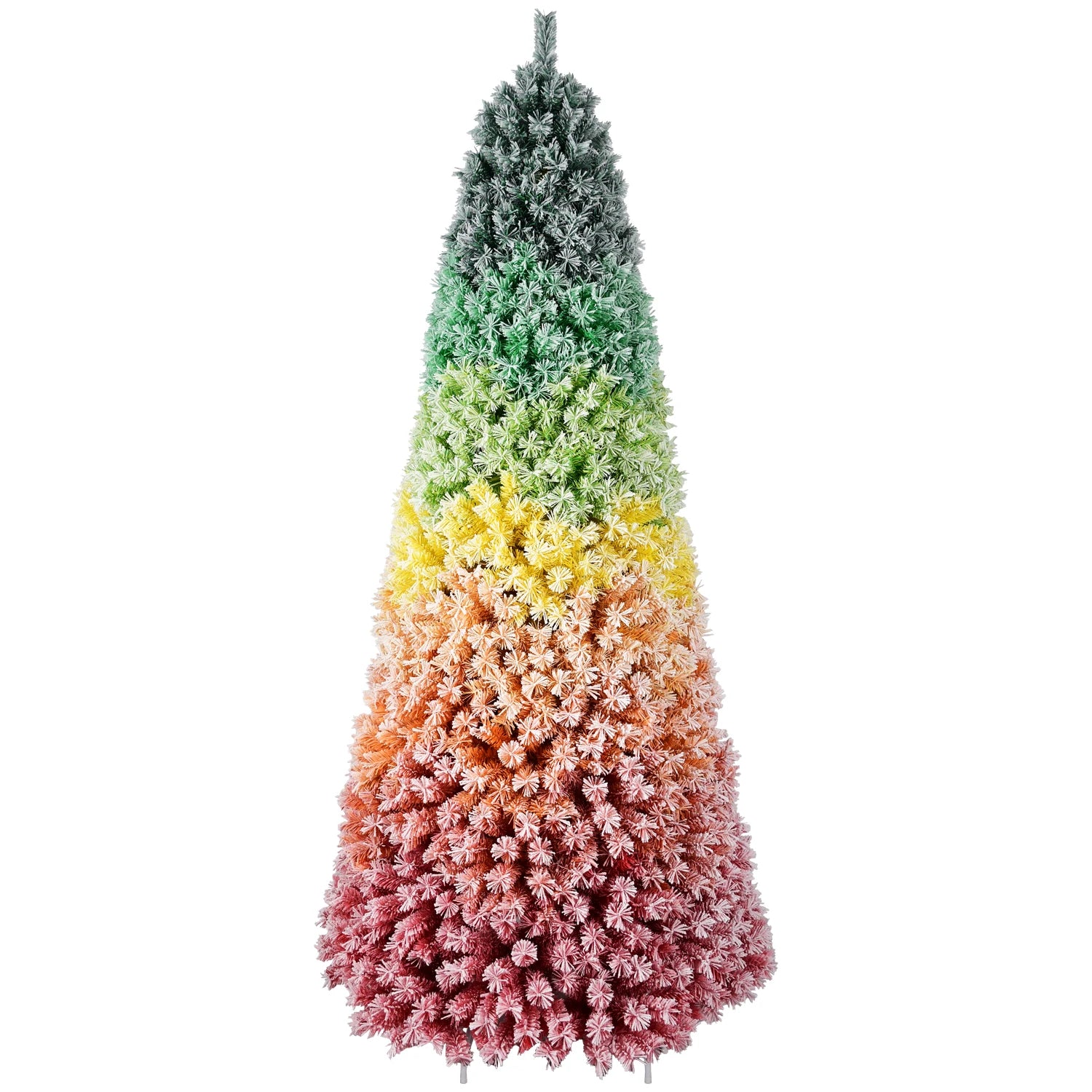 Everfrost Aurora Rainbow Christmas Tree – 7.5 ft