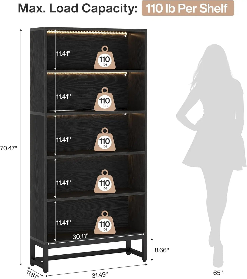 Bloomnote LED Bookcase