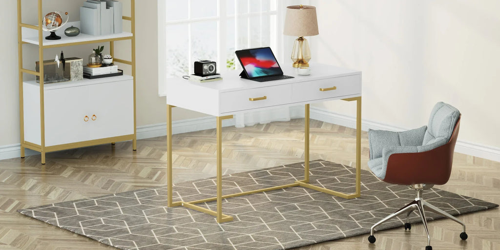 Breezeloom 2-Drawer Vanity Desk