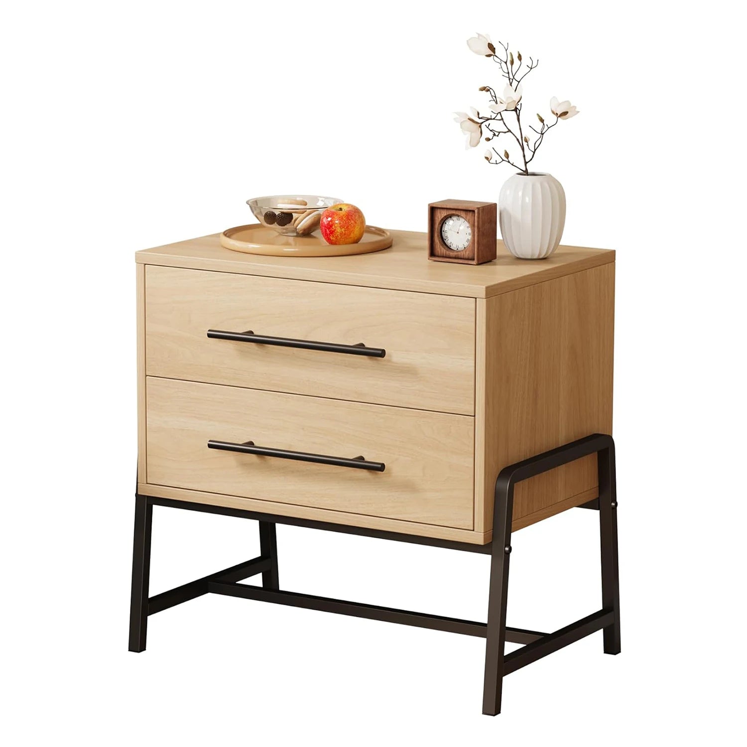 Temi Two-Drawer Nightstand