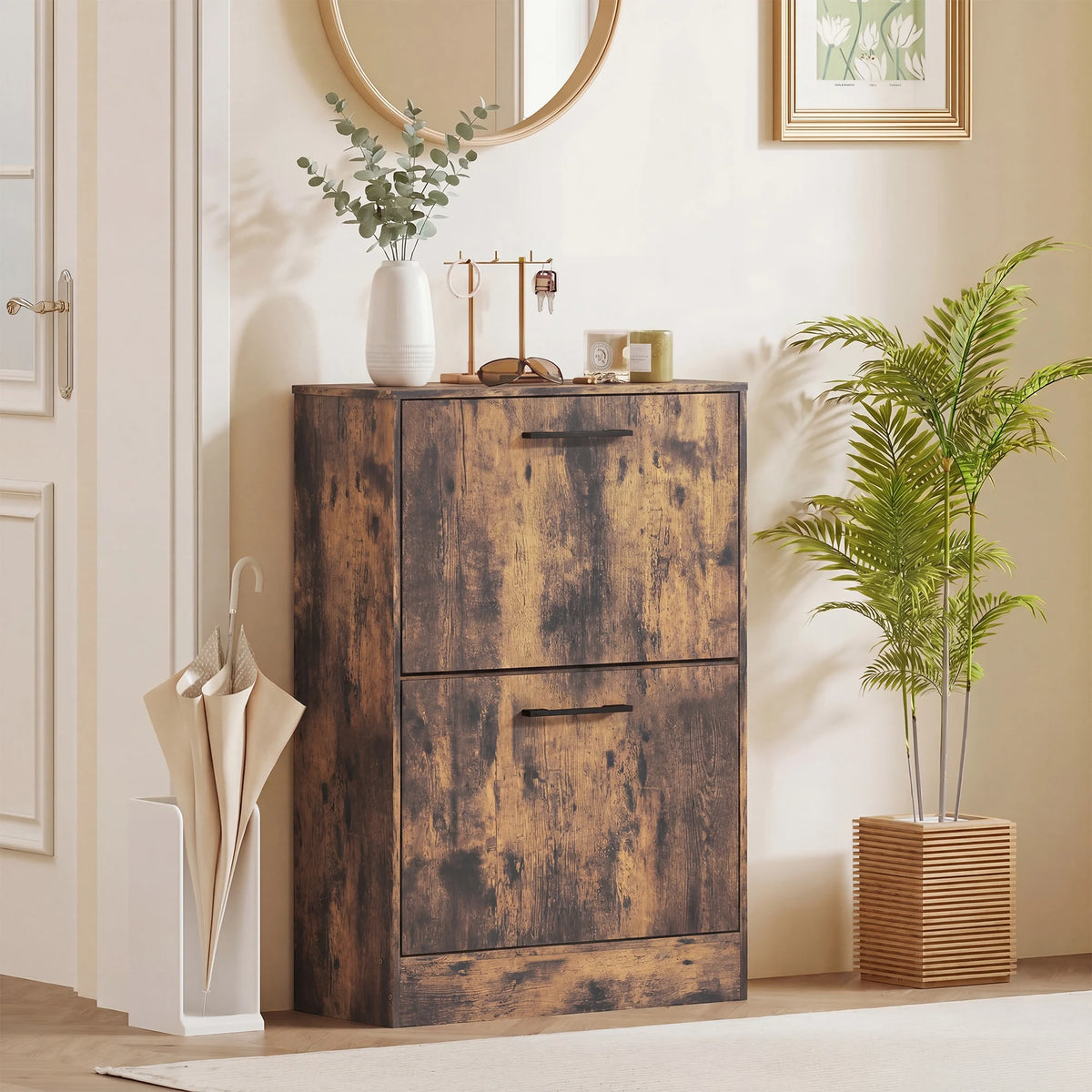 Echoray shoe cabinet feature detail