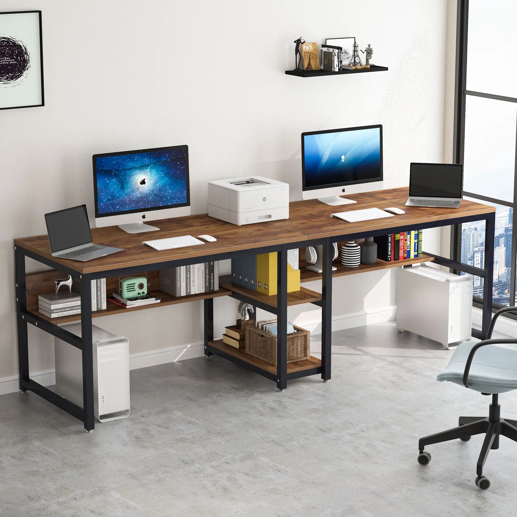 Fenwick Two-Person Workstation Desk