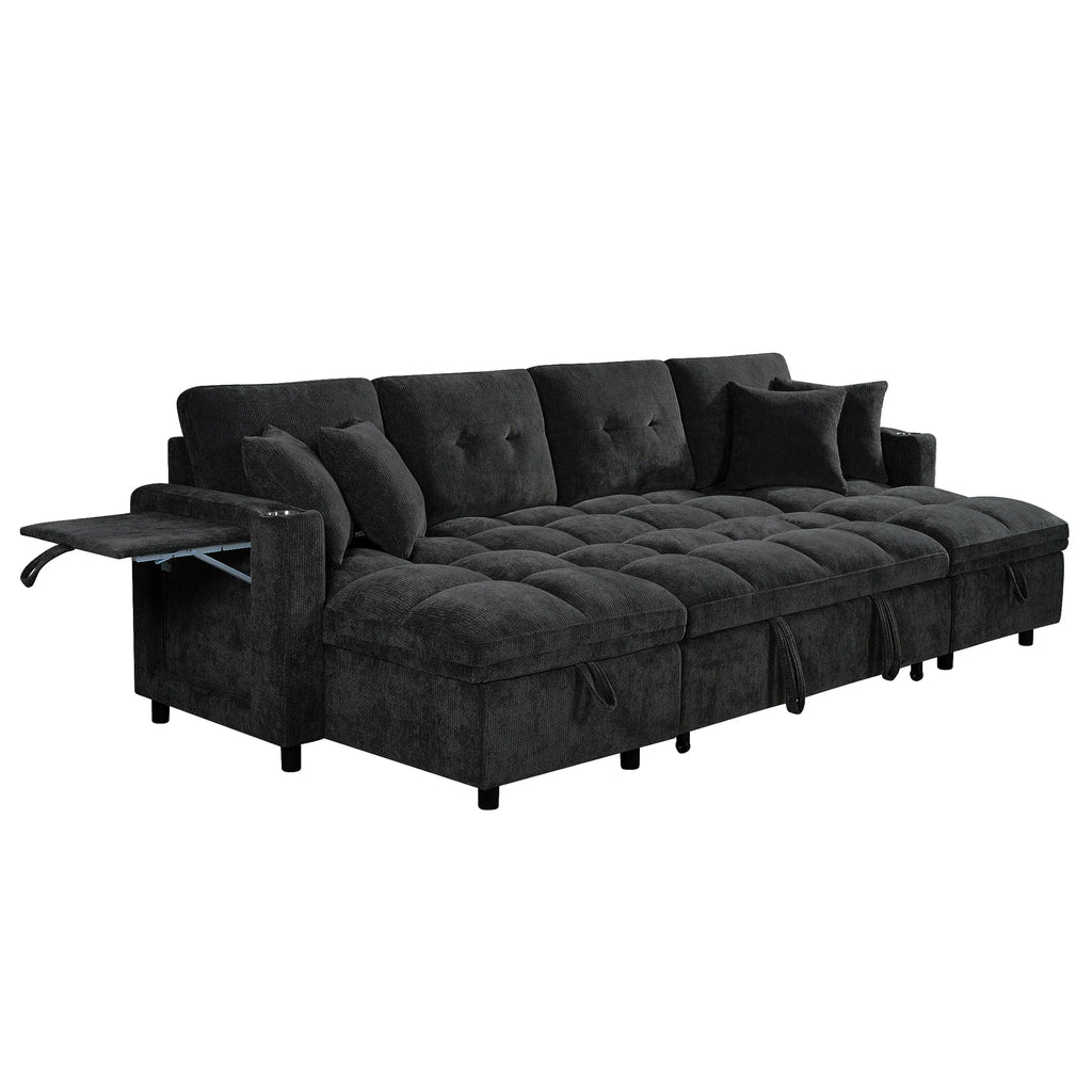 Aldermore U-Shaped Storage Sleeper Sectional