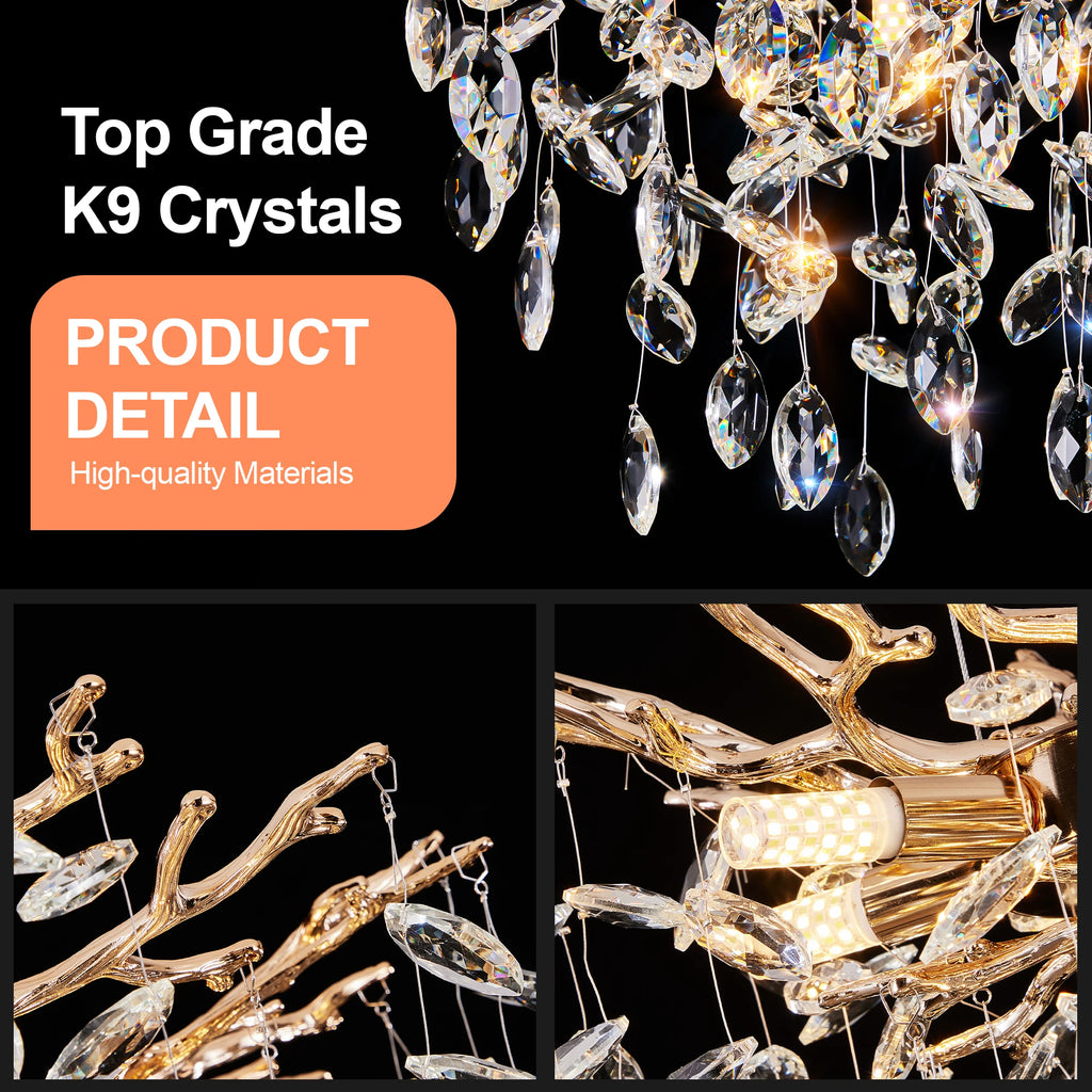 Ardenwick Crystal Branch Chandelier