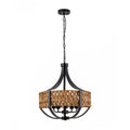 Brindlewick Rattan Ring Chandelier