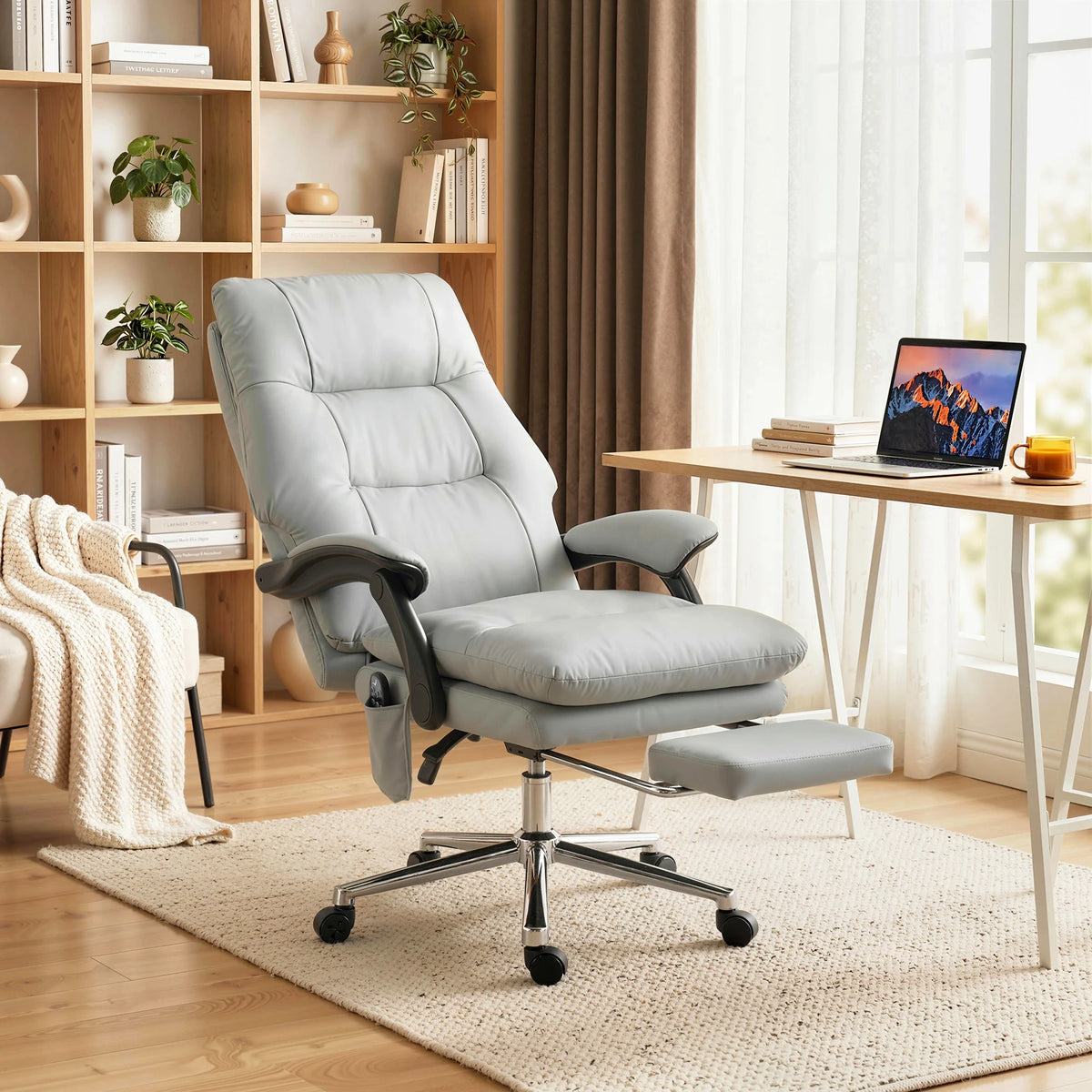 Fawnrise 6-Point Massage Office Chair with Footrest