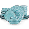 Vancasso Azura Spiral Blue Dinnerware