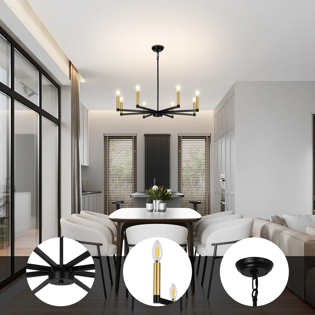 Aubren Candle Chandelier