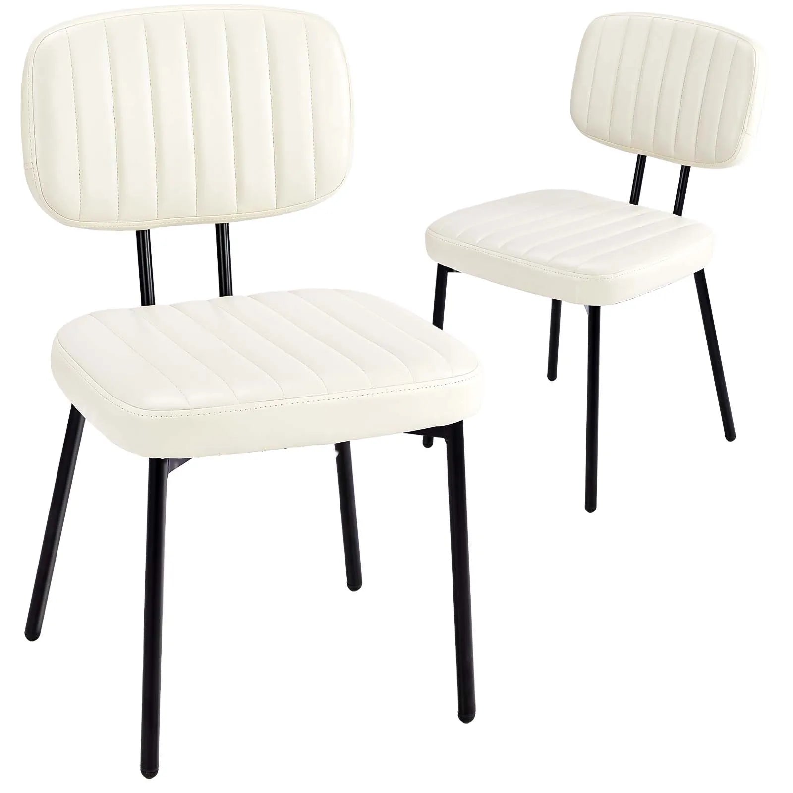 Marston Channel-Tufted Dining Chairs, Set of 2