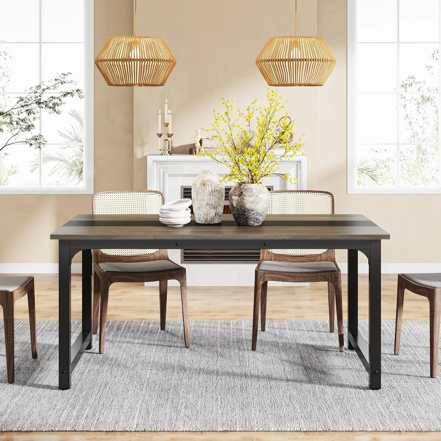 Langford Industrial Dining Table