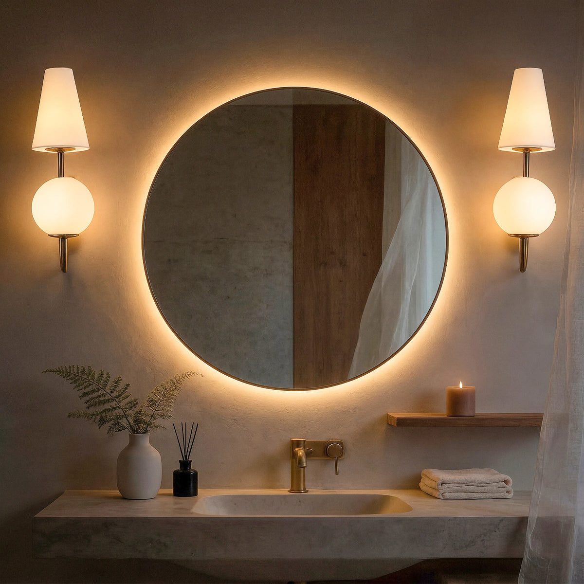 Asterarc Double-Head Wall Sconce