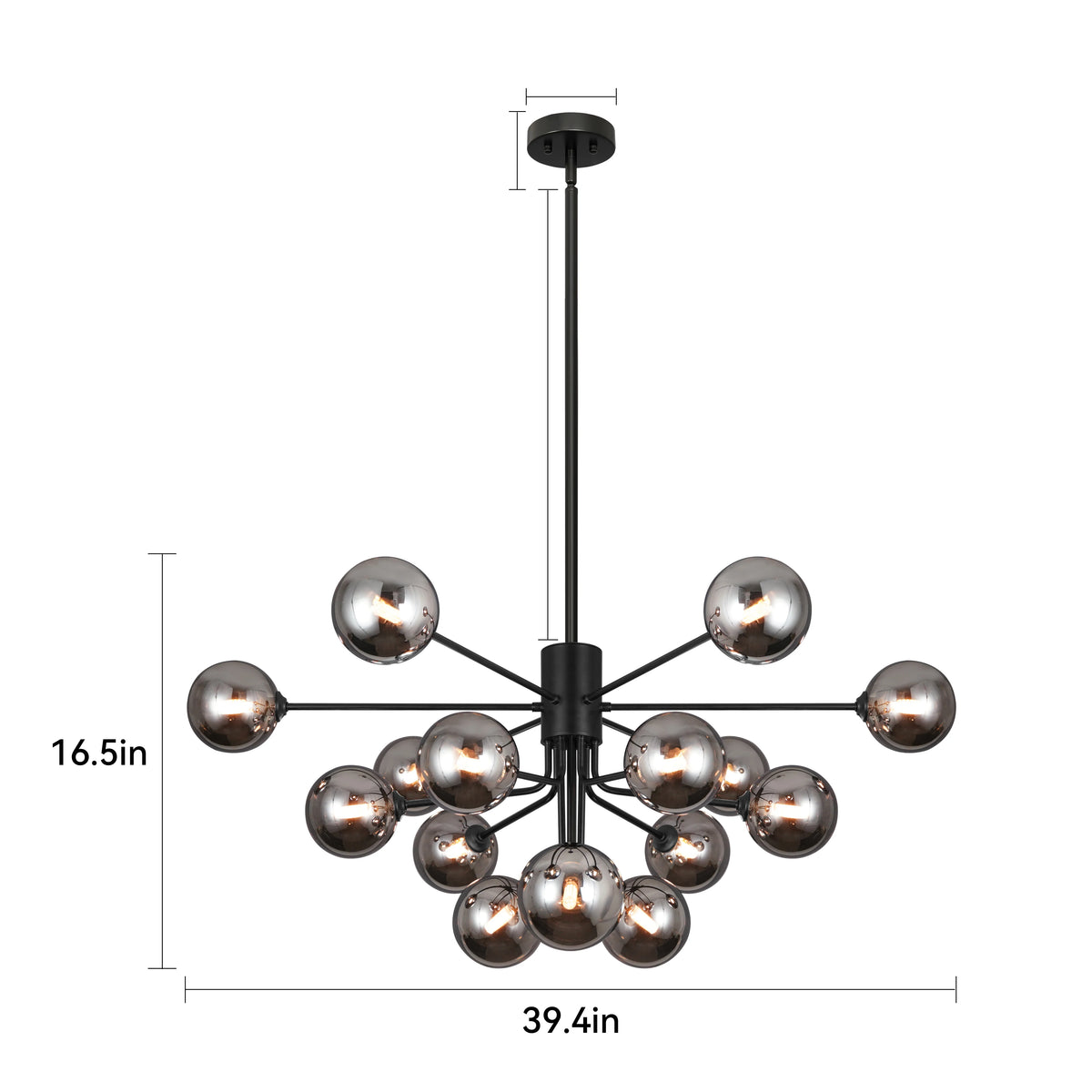 Ostwick Bubble Sputnik Chandelier