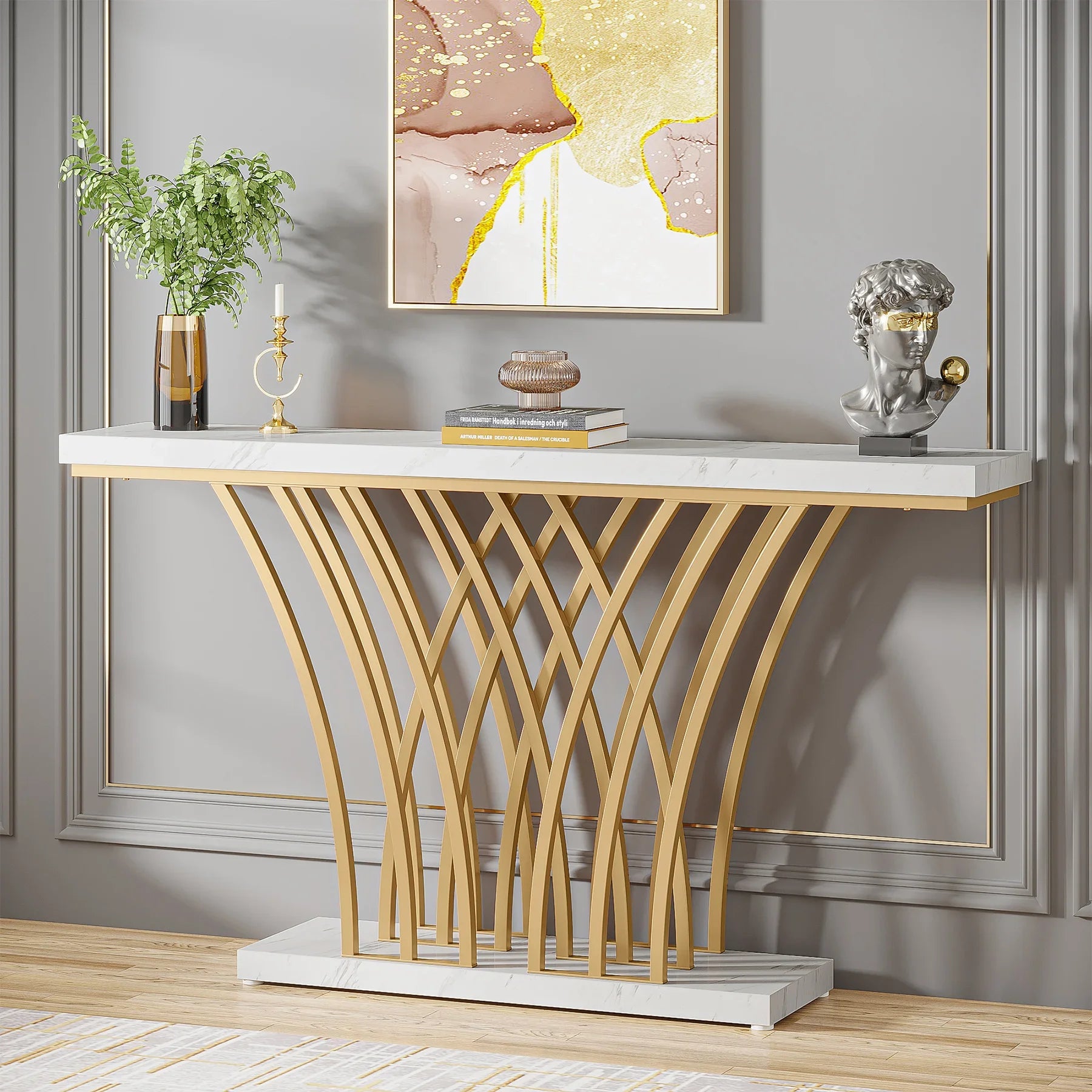 Nefertari Sculptural Console Table