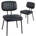 Marston Channel-Tufted Dining Chairs, Set of 2