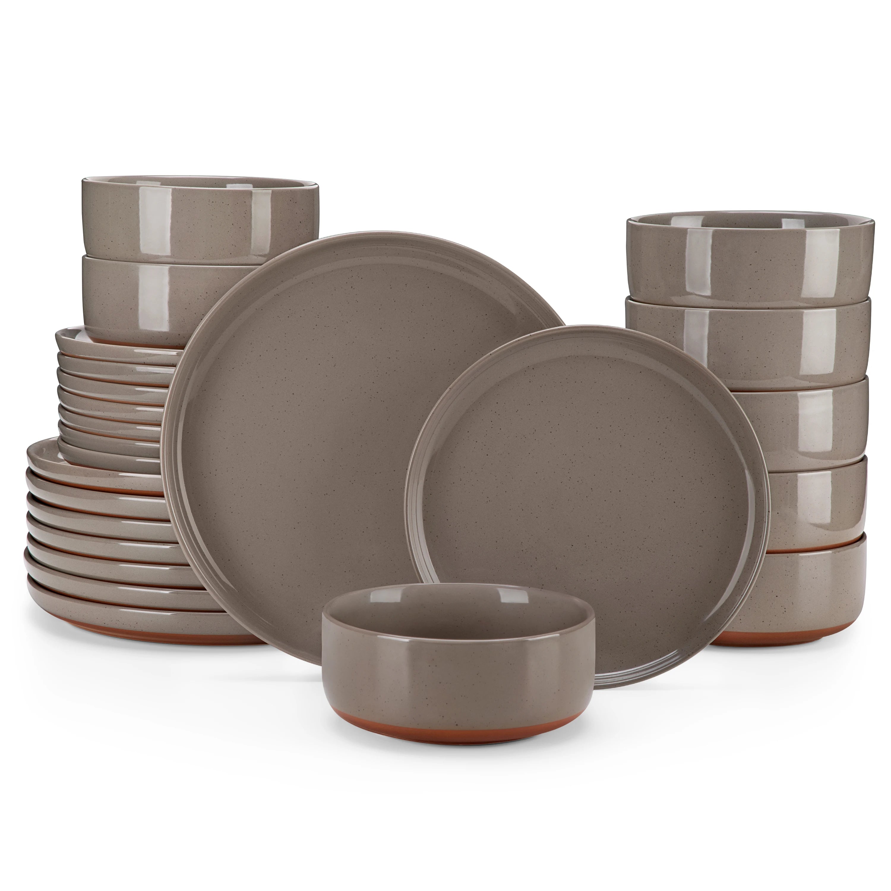 MALACASA TARA Stoneware Dinnerware Set