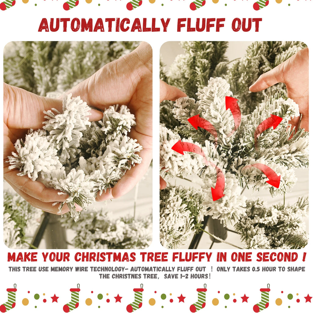 Wintersley Flocked LED Christmas Tree